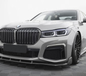 Аэродинамический обвес из настоящего карбона на БМВ (BMW) 7 G11/G12 рестайлинг 2019-2022 г.в. в М-Пакете