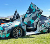 Ламбо двери LSD (Lambo Style Doors) для Теслы (Tesla) Model Y 2020 - 2024 г.в.