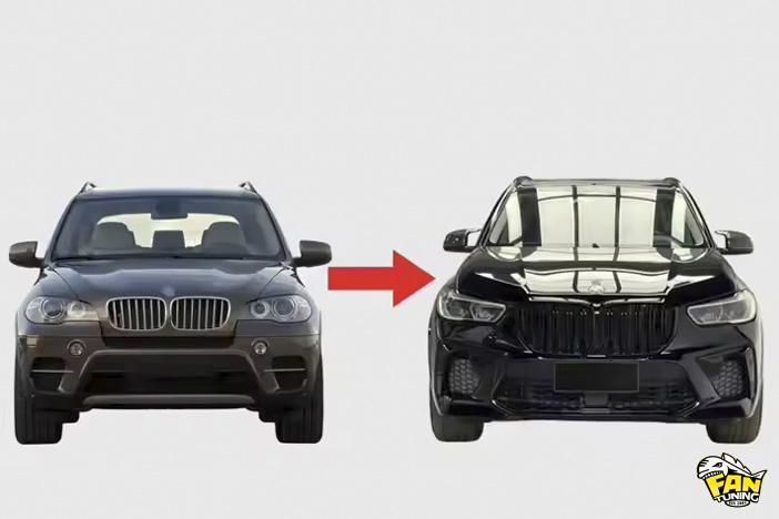 Комплект обвеса на БМВ (BMW) X5 E70 в стиле X5M F95