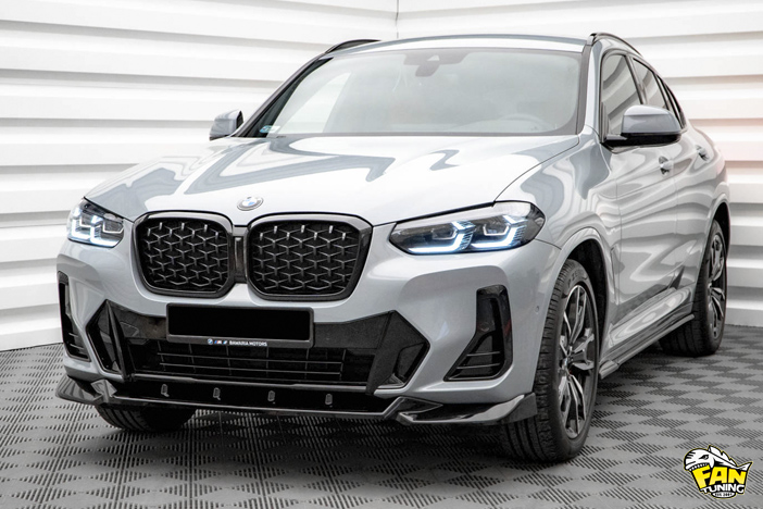 Аэродинамический обвес из АБС пластика на БМВ (BMW) X4 G02 LCI