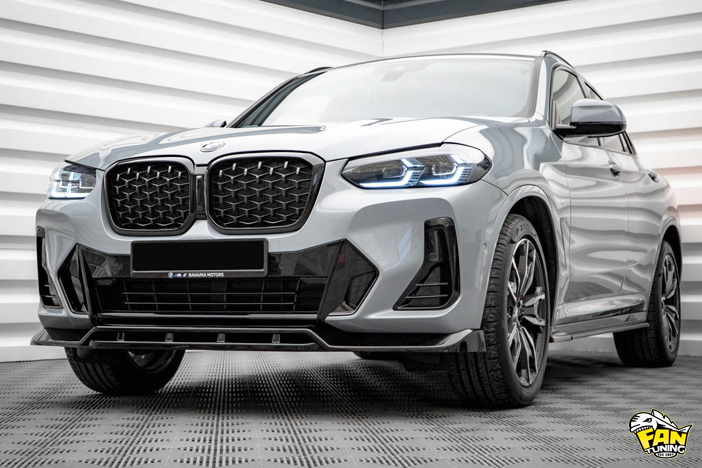 Аэродинамический обвес из АБС пластика на БМВ (BMW) X4 G02 LCI