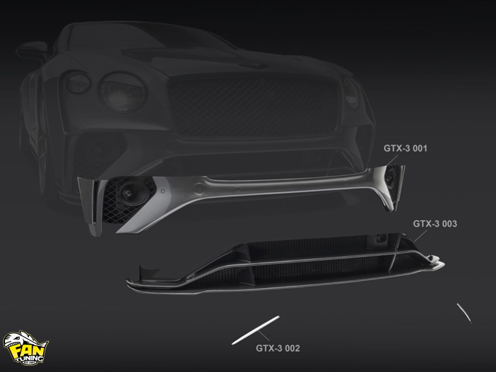 Аэродинамический обвес на Бентли (Bentley) GT Continental от тюнинг ателье ONYX (Оникс)