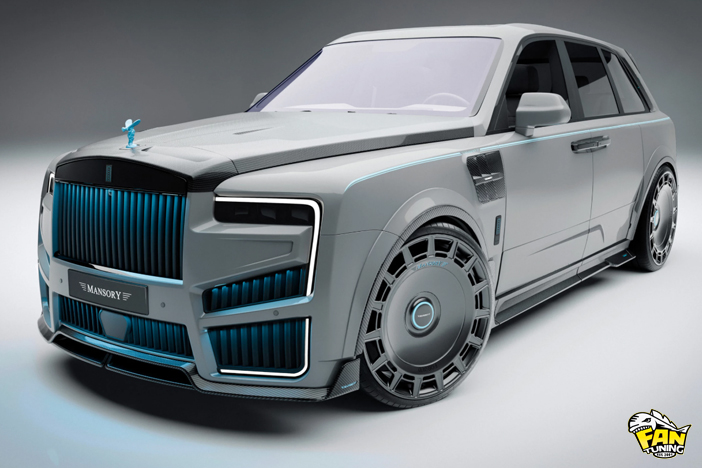 Аэродинамический обвес Мэнсори (Mansory) на рестайлинговый Роллс-Ройс (Rolls-Royce) Cullinan 2024 модельного года