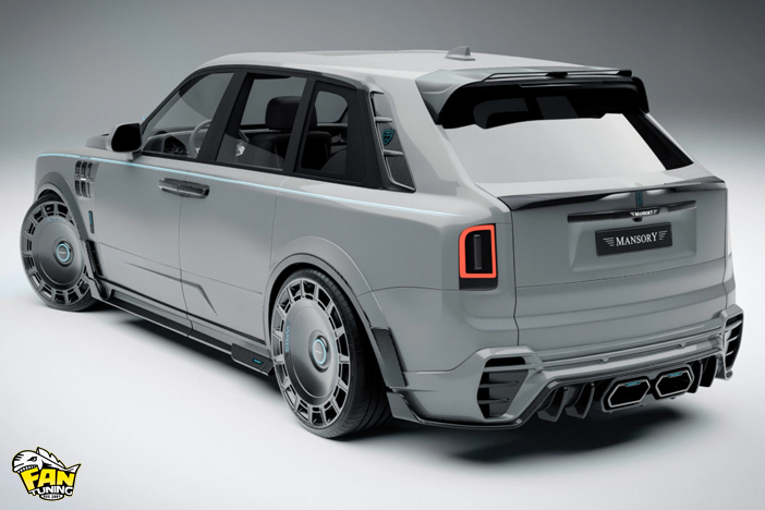 Аэродинамический обвес Мэнсори (Mansory) на рестайлинговый Роллс-Ройс (Rolls-Royce) Cullinan 2024 модельного года