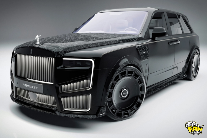 Аэродинамический обвес Мэнсори (Mansory) на рестайлинговый Роллс-Ройс (Rolls-Royce) Cullinan 2024 модельного года