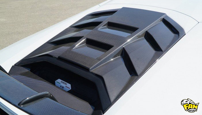 Аэродинамический обвес на Ламборгини Хуракан (Lamborghini Huracan) EVO от немецкого тюнинг-ателье Novitec