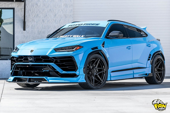 Аэродинамический обвес Liberty Walks на Лмборгини Урус (Lamborghini Urus)