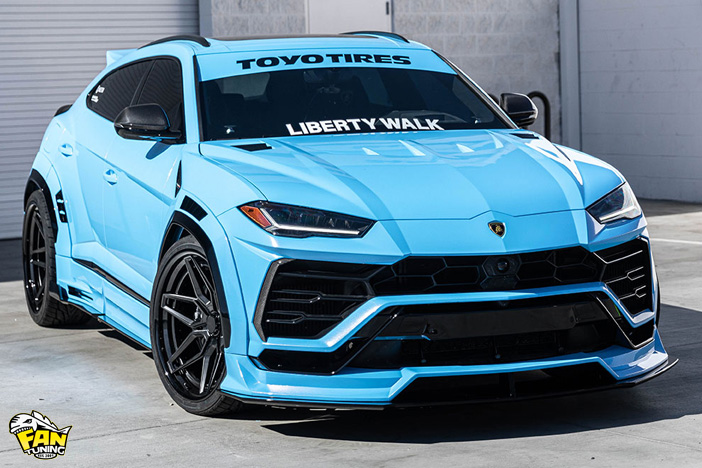 Аэродинамический обвес Liberty Walks на Лмборгини Урус (Lamborghini Urus)