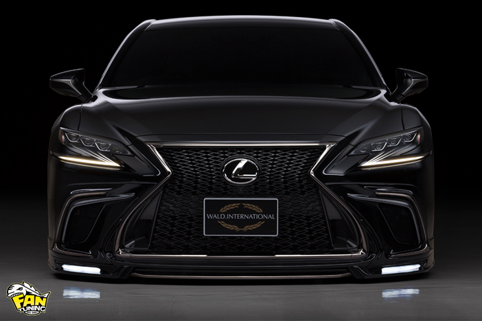 Аэродинамический обвес на Лексус (Lexus) LS500 от японского тюнинг-ателье ВАЛД (WALD)