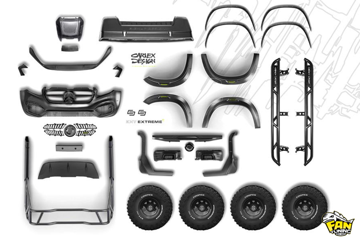 Комплект тюнинга EXTREME от Carlex Design на Мерседес (MERCEDES) X-Class W470