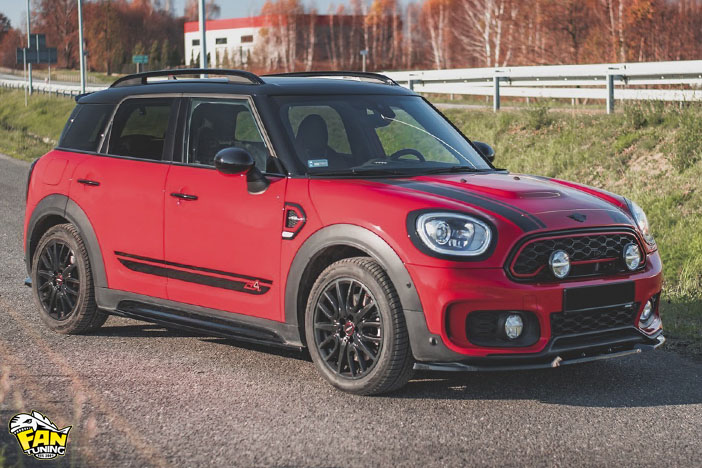 Аэродинамический обвес FT на Мини Кантримэн (Mini Countryman) JCW John Cooper Works 2016-2020 г.в.