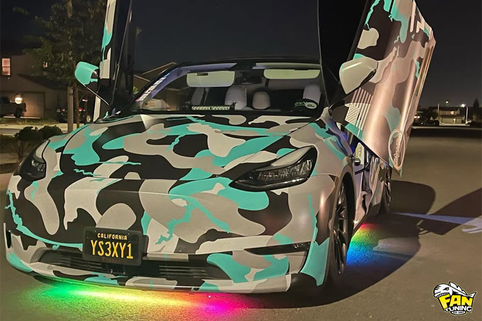 Ламбо двери LSD (Lambo Style Doors) для Теслы (Tesla) Model Y 2020 - 2024 г.в.