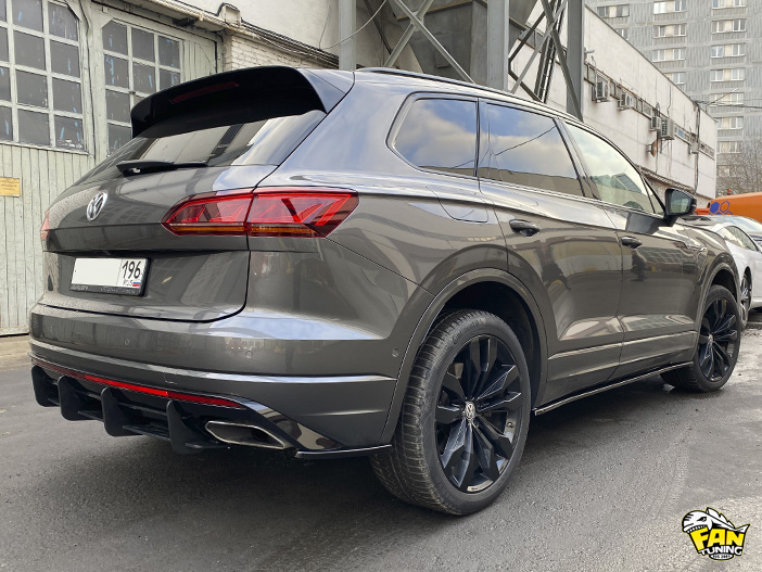 Установка обвеса FT на Фольксваген Туарег (Volkswagen Touareg) MK3 R-Line 2019