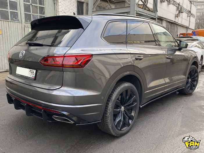 Установка обвеса FT на Фольксваген Туарег (Volkswagen Touareg) MK3 R-Line 2019