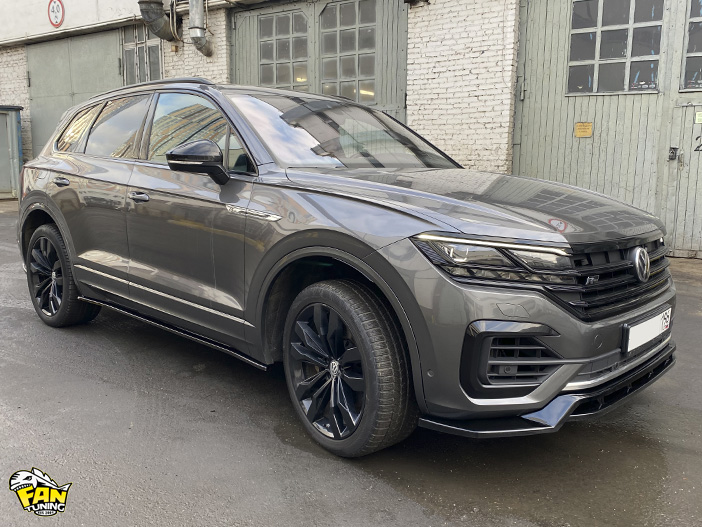 Установка обвеса FT на Фольксваген Туарег (Volkswagen Touareg) MK3 R-Line 2019